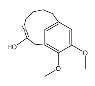 10,11-dimethoxy-6-azabicyclo[7.3.1]trideca-1(13),9,11-trien-7-one Structure