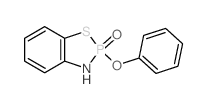 1,3,2-Benzothiazaphosphole,2,3-dihydro-2-phenoxy-, 2-oxide Structure