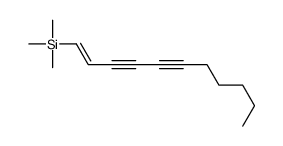 trimethyl(undec-1-en-3,5-diynyl)silane Structure