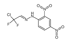 N-[2-Chloro-2,2-difluoro-eth-(Z)-ylidene]-N'-(2,4-dinitro-phenyl)-hydrazine Structure