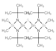 (dimethyl-tert-butylazanidyl-silyl)-tert-butyl-azanide; sulfanide; tin(+2) cation; tin(+4) cation结构式