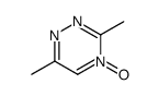 3,6-dimethyl-4-oxido-1,2,4-triazin-4-ium结构式