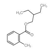 2-ethylbutyl 2-methylbenzoate结构式