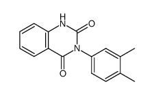 3-(3,4-Dimethylphenyl)quinazoline-2,4(1H,3H)-dione Structure