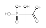 2-hydroxy-2-phosphonopropanoic acid Structure