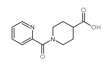 1-(PYRIDIN-2-YLCARBONYL)PIPERIDINE-4-CARBOXYLIC ACID structure