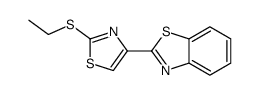 2-(2-ethylsulfanyl-1,3-thiazol-4-yl)-1,3-benzothiazole Structure