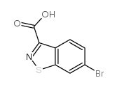 6-Bromo-1,2-benzisothiazole-3-carboxylic acid Structure