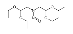 N,N-bis(2,2-diethoxyethyl)nitrous amide Structure