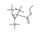 ethyl 1,2,3-tris(trimethylsilyl)cycloprop-2-ene-1-carboxylate Structure