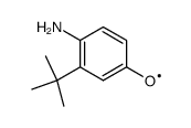 p-Amino-3-t-butylphenoxyl结构式