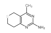 7,8-Dihydro-4-methyl-5H-thiopyrano[4,3-d]pyrimidin-2-amine结构式
