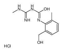 1-[2-(hydroxymethyl)-6-methylphenyl]-3-(N'-methylcarbamimidoyl)urea,hydrochloride Structure