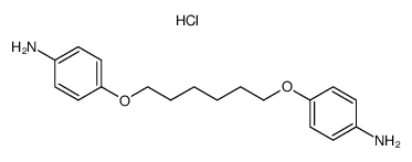 4,4'-[1,6-hexanediylbis(oxy)]bis[benzenamine] dihydrochloride结构式