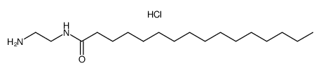 N-(2-amino-ethyl)-palmitamide, hydrochloride结构式