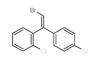 1-[(Z)-2-bromo-1-(4-chlorophenyl)ethenyl]-2-chloro-benzene Structure