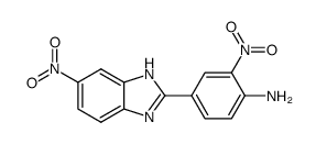 2-(4'-Amino-3'-nitrophenyl)-5-nitrobenzimidazole结构式