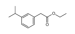 ethyl 2-(3-isopropylphenyl)acetate Structure