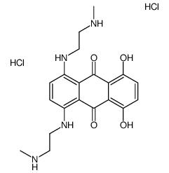 1,4-dihydroxy-5,8-bis[2-(methylamino)ethylamino]anthracene-9,10-dione,dihydrochloride Structure