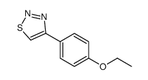 1,2,3-Thiadiazole,4-(4-ethoxyphenyl)-(9CI) Structure