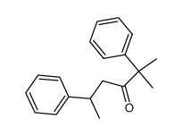 2-methyl-2,5-diphenyl-3-hexanone结构式