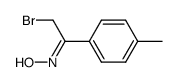Syn-α-Brom-p-methyl-acetophenon oxim结构式