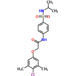 2-(4-Chloro-3,5-dimethylphenoxy)-N-[4-(isopropylsulfamoyl)phenyl]acetamide Structure