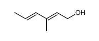 3-methyl-hexa-2,4-dien-1-ol Structure