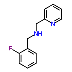 (2-FLUORO-BENZYL)-PYRIDIN-2-YLMETHYL-AMINE structure
