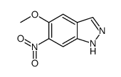 1H-Indazole,5-methoxy-6-nitro-(9CI) structure