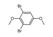 2,6-dibromo-1,4-dimethoxybenzene结构式