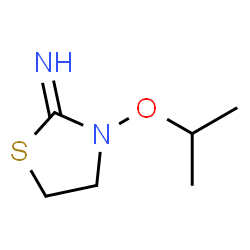2-Thiazolidinimine,3-(1-methylethoxy)-(9CI) Structure