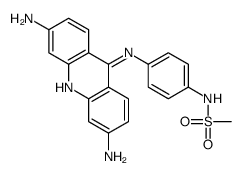 3,6-diamino-9-(4-(methylsulfonyl)aminophenyl)aminoacridine结构式