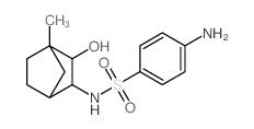 4-amino-N-(3-hydroxy-4-methyl-norbornan-2-yl)benzenesulfonamide结构式