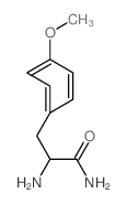 2-amino-3-(4-methoxyphenyl)propanamide结构式