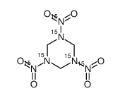 (15N)-1,3,5-trinitro-1,3,5-triazacyclohexane结构式