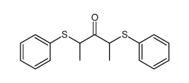 2,4-bis(phenylthio)-3-pentanone结构式