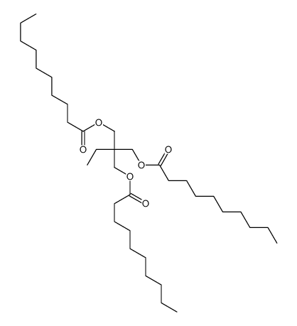 2-ethyl-2-[[(1-oxodecyl)oxy]methyl]-1,3-propanediyl didecanoate Structure