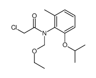 2-chloro-N-(ethoxymethyl)-N-(2-methyl-6-propan-2-yloxyphenyl)acetamide结构式