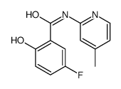 Benzamide, 5-fluoro-2-hydroxy-N-(4-methyl-2-pyridinyl)- (9CI) structure