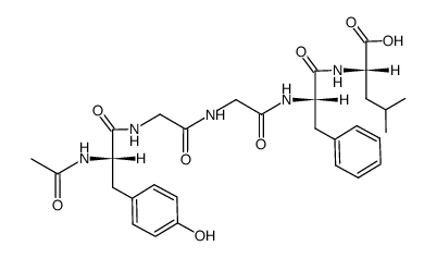 acetyl leucine enkephalin Structure