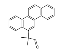 2-methyl-2-(6-chrysenyl)propanal结构式