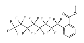 methyl 2-(perfluorooctyl)benzoate结构式