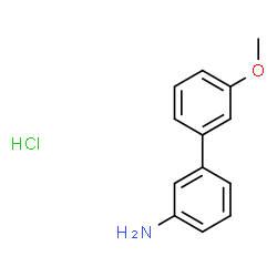 3-(3-Methoxyphenyl)aniline, HCl结构式