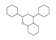 2,4-dicyclohexyl-3,4,4a,5,6,7,8,8a-octahydro-2H-chromene Structure