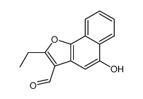 2-ethyl-5-hydroxybenzo[g][1]benzofuran-3-carbaldehyde结构式