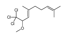 9,9,9-trichloro-8-methoxy-2,6-dimethylnona-2,6-diene结构式