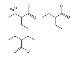 iron tris(2-ethylbutyrate)结构式