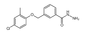 Benzoic acid, 3-[(4-chloro-2-methylphenoxy)methyl]-, hydrazide结构式