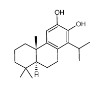 2,3-Phenanthrenediol, 4b,5,6,7,8,8a,9,10-octahydro-4b,8,8-trimethyl-1-(1-methylethyl)-, (4bS,8aS)-结构式